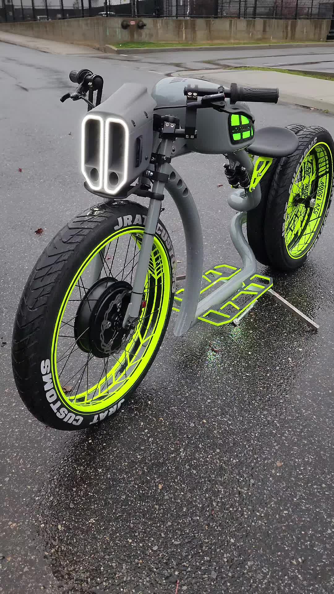 Retro Custom Fat Tire Electric Bike