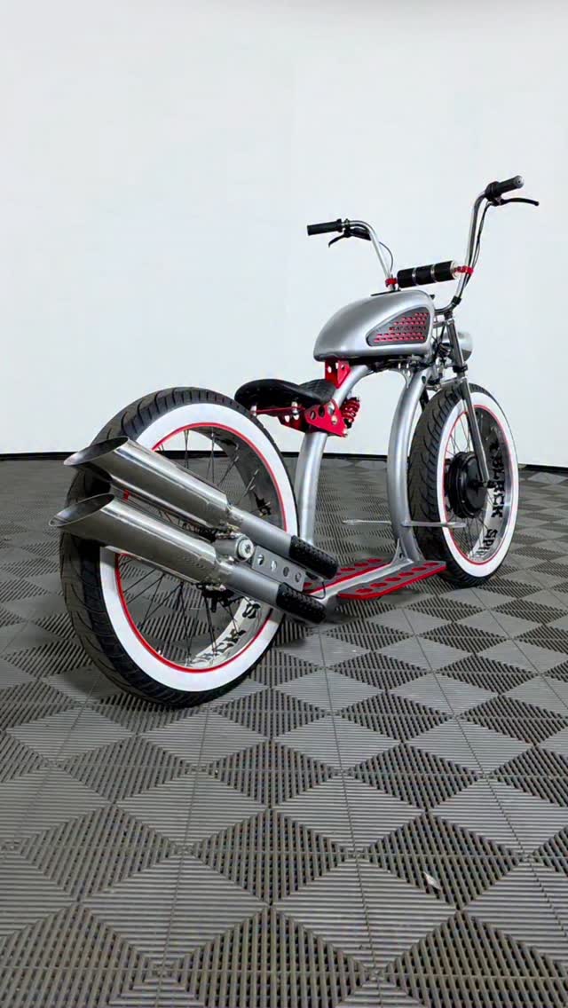 Retro Custom Fat Tire Electric Bike