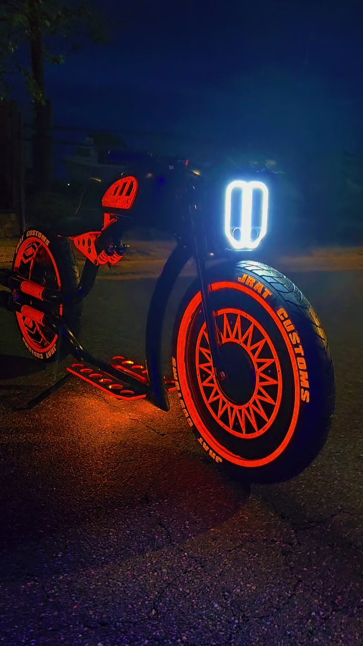 Retro Custom Fat Tire Electric Bike