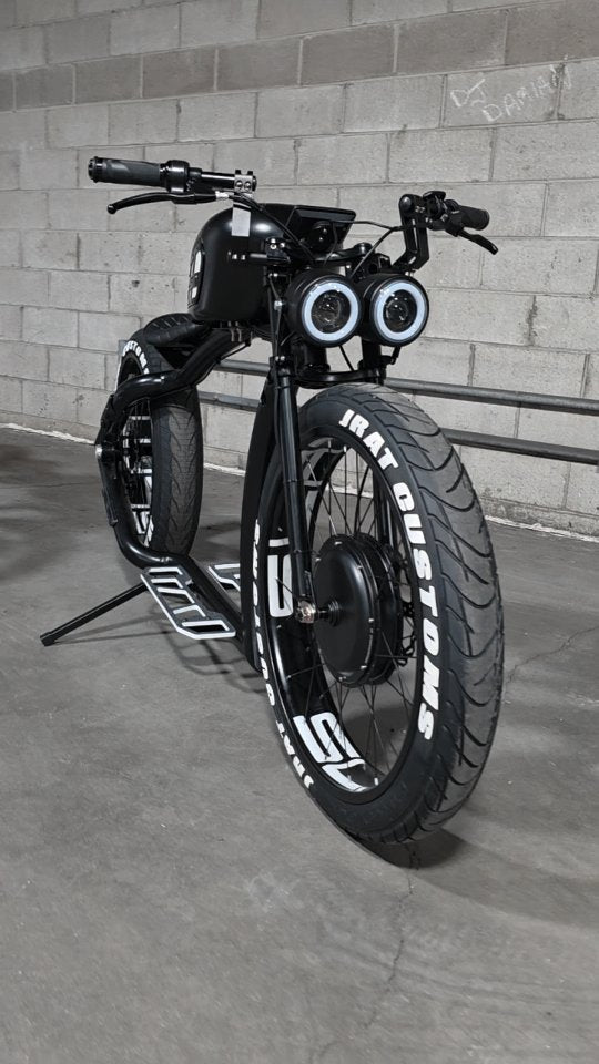 Retro Custom Fat Tire Electric Bike