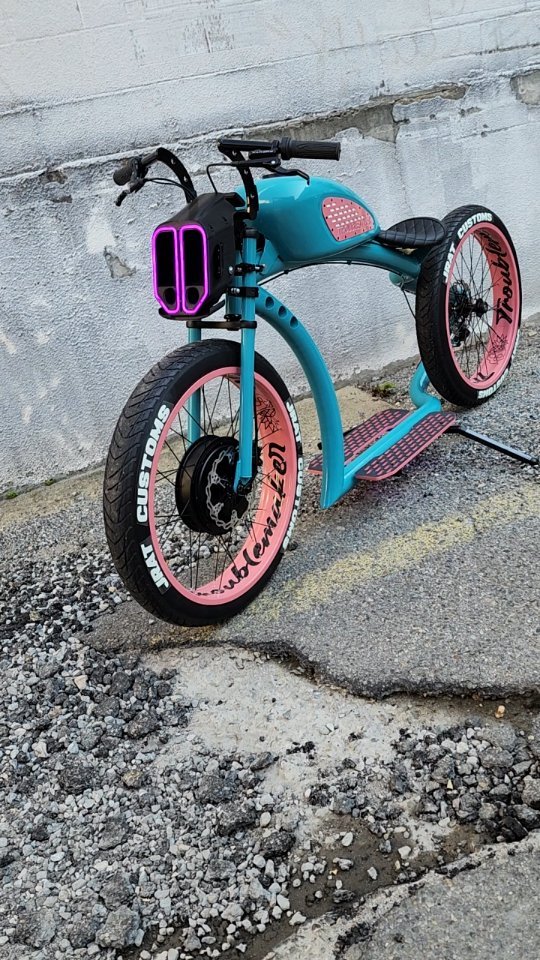 Retro Custom Fat Tire Electric Bike