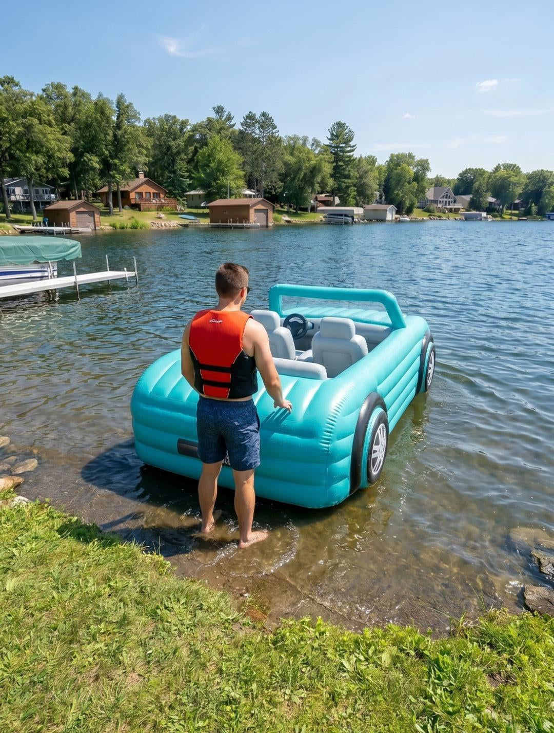 Inflatable Car Boat