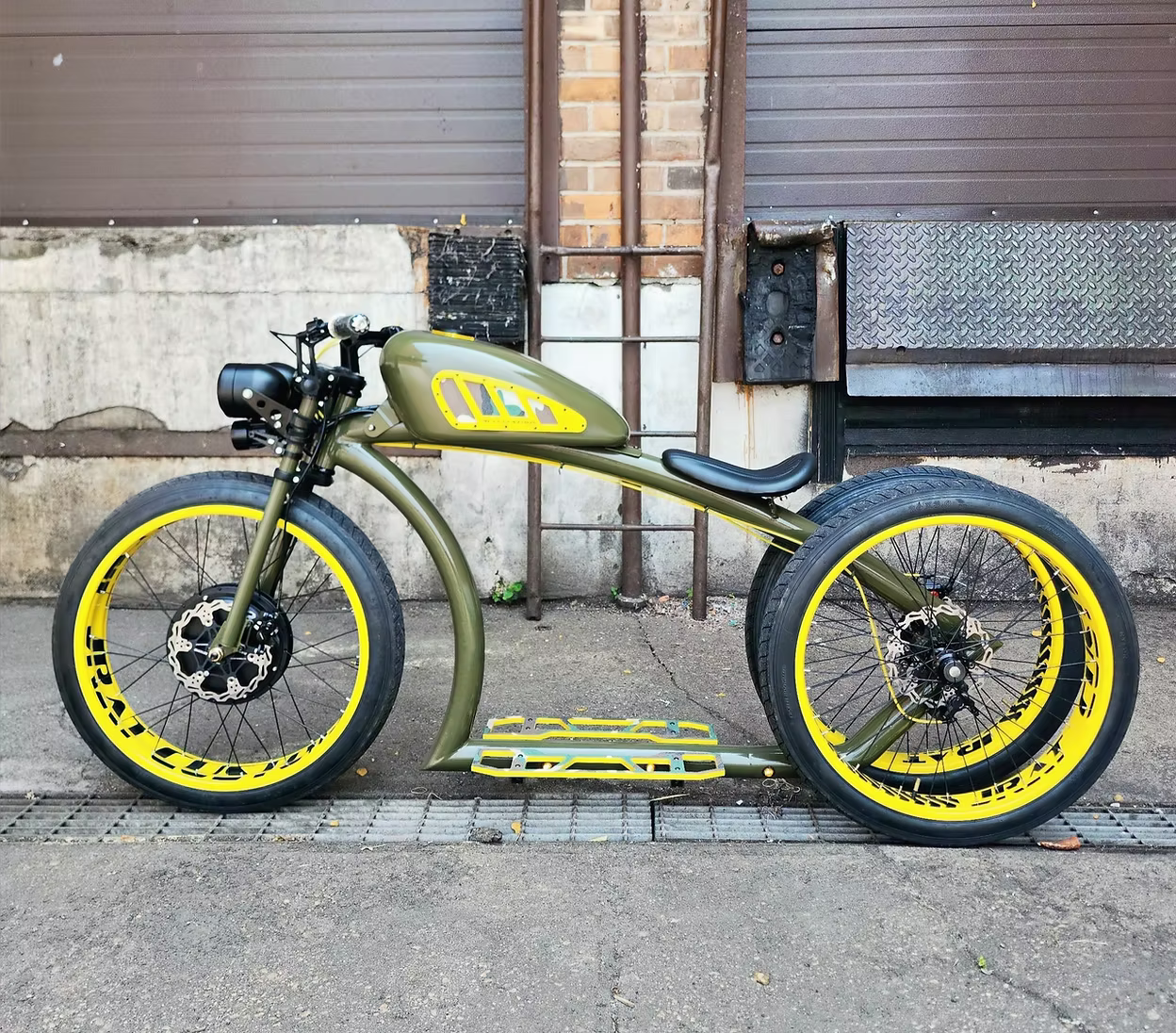 Retro Custom Fat Tire Electric Bike