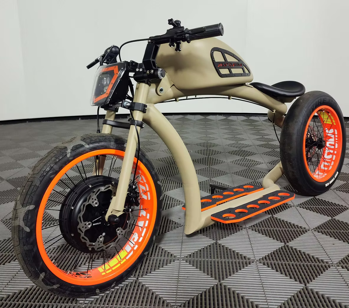 Retro Custom Fat Tire Electric Bike