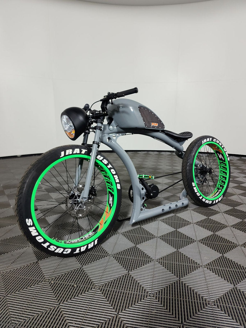 Retro Custom Fat Tire Electric Bike