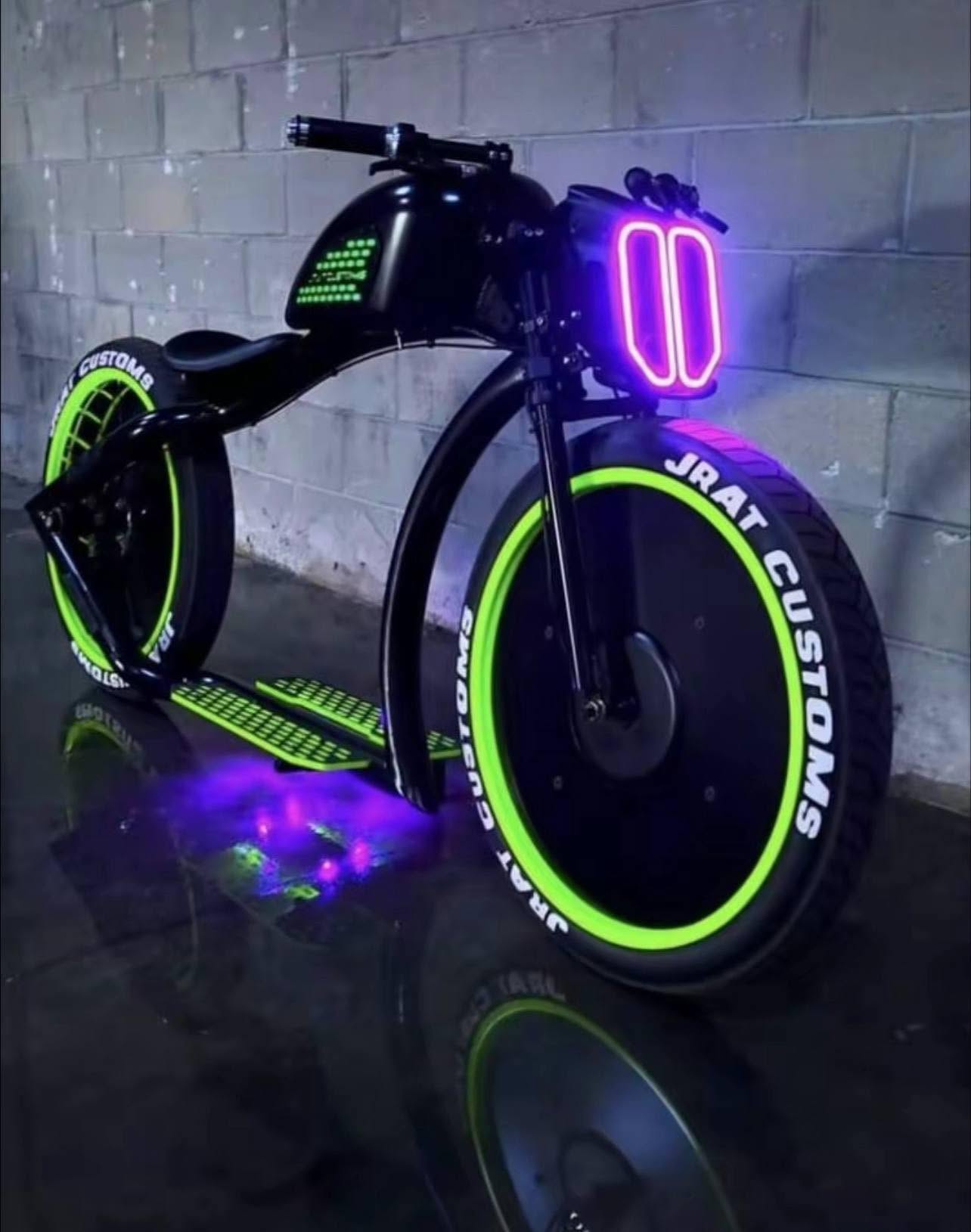 Retro Custom Fat Tire Electric Bike
