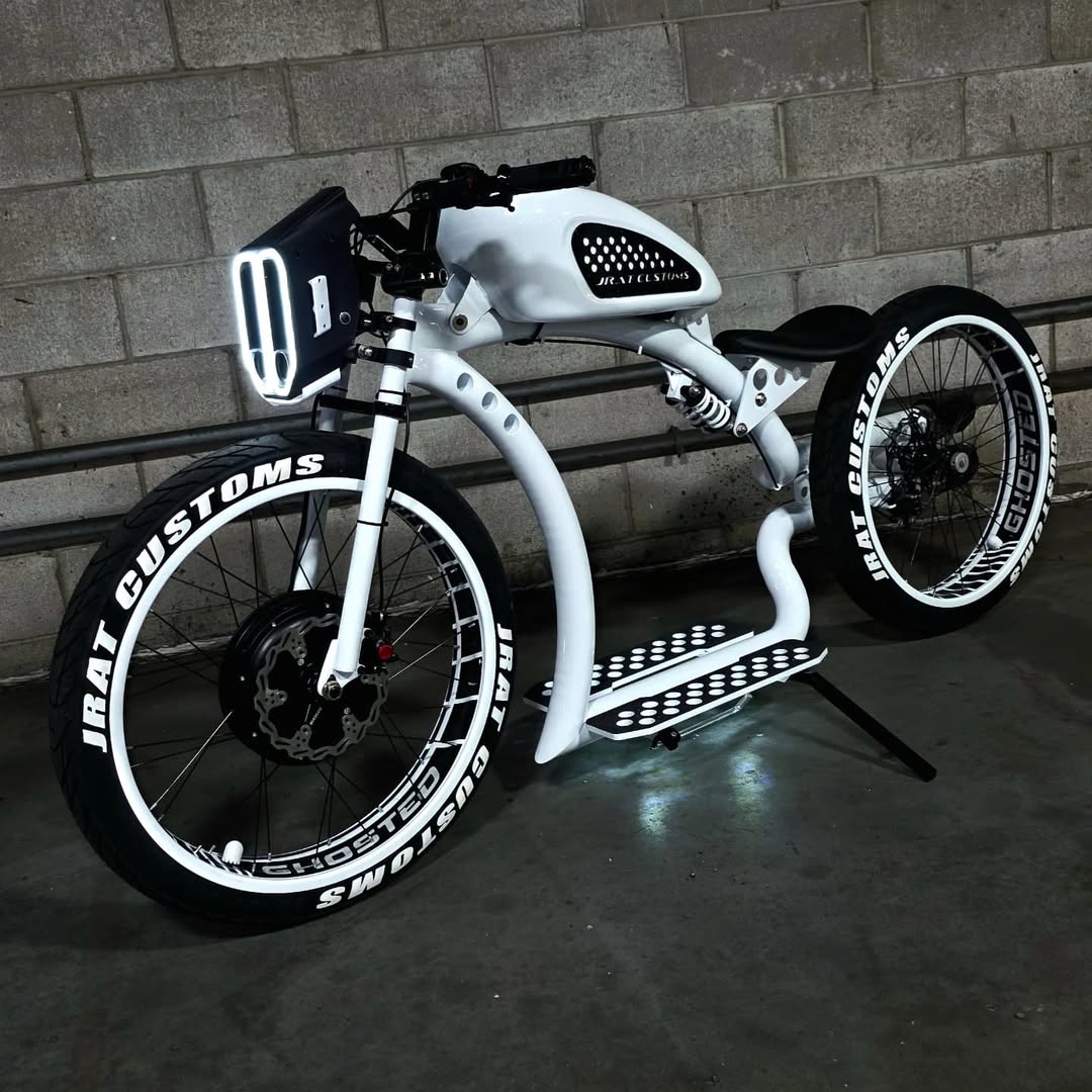 Retro Custom Fat Tire Electric Bike