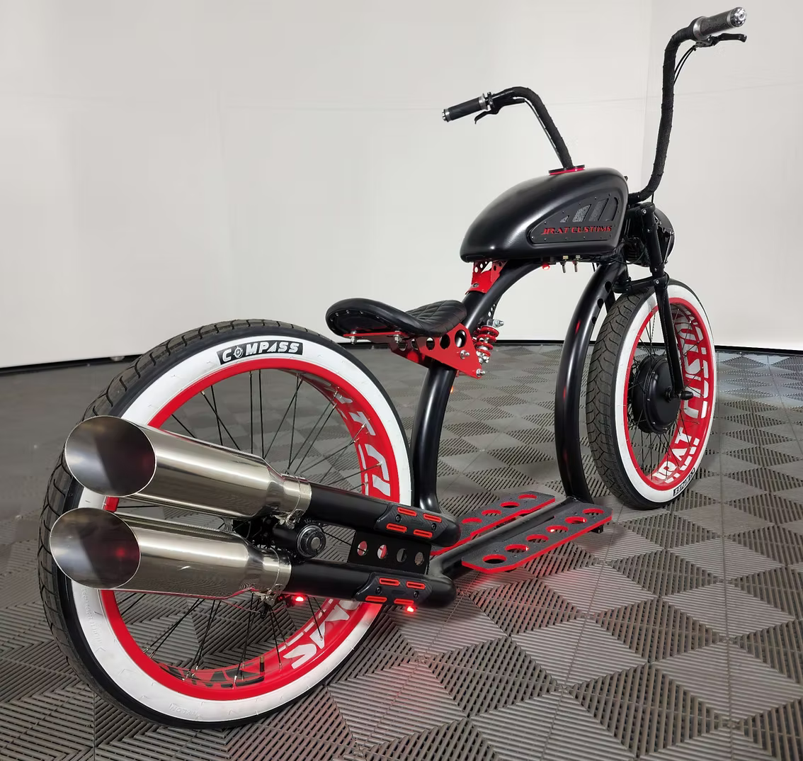 Retro Custom Fat Tire Electric Bike
