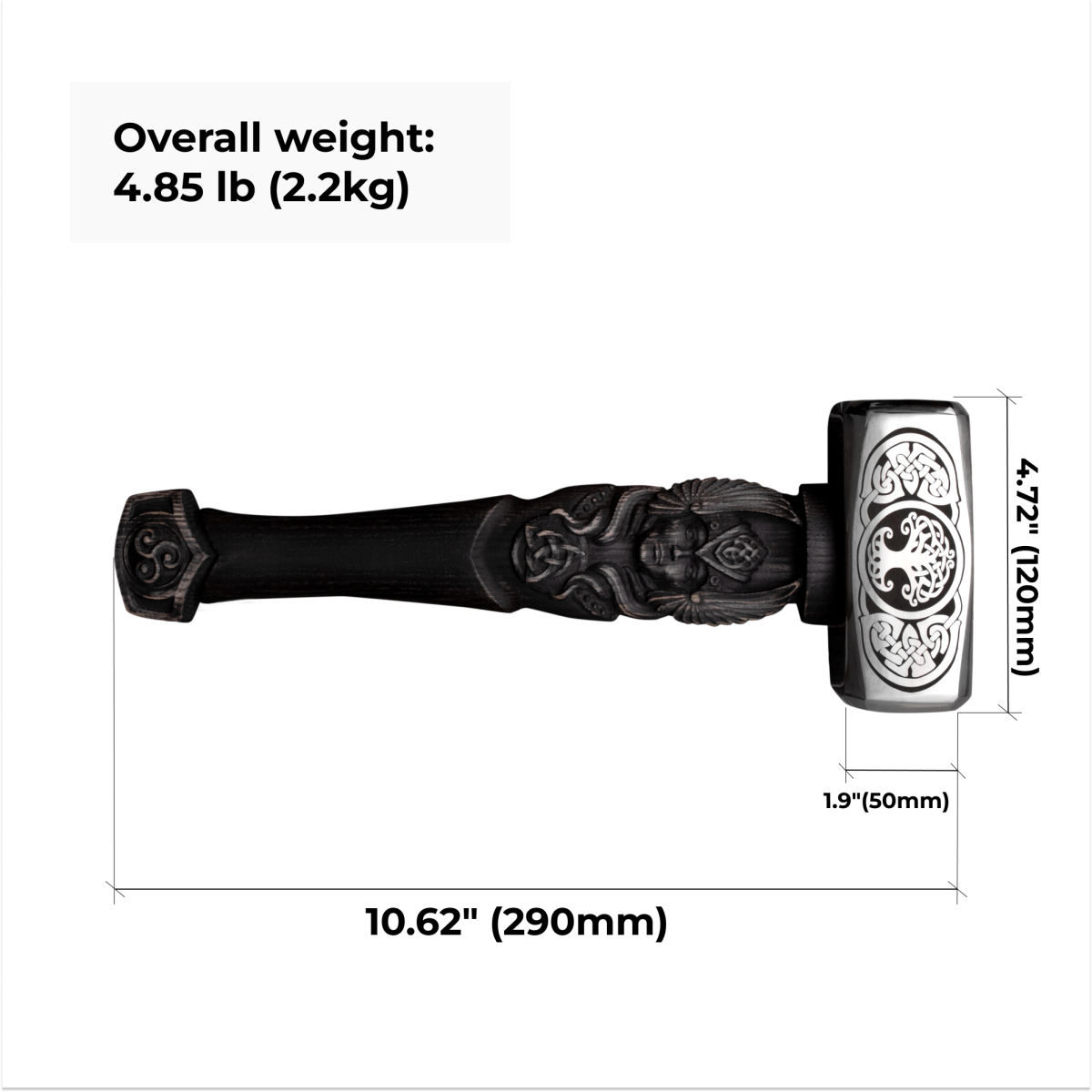 Viking hammer "Brynhildr"
